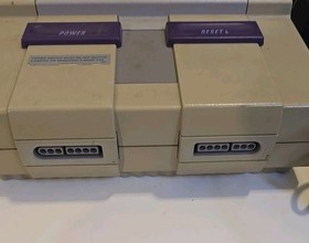 Super Nintendo Entertainment System SNES Console Bundle SNS-001 w/ Cables Tested