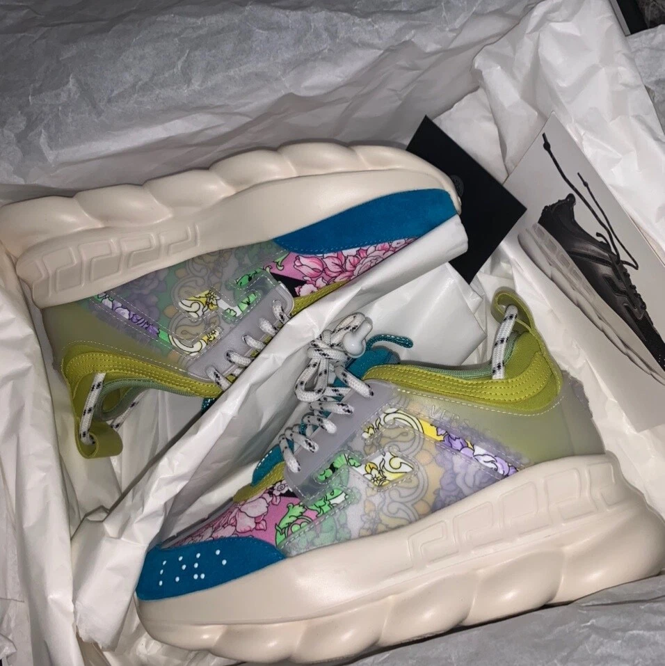 Versace chain sales reaction floral