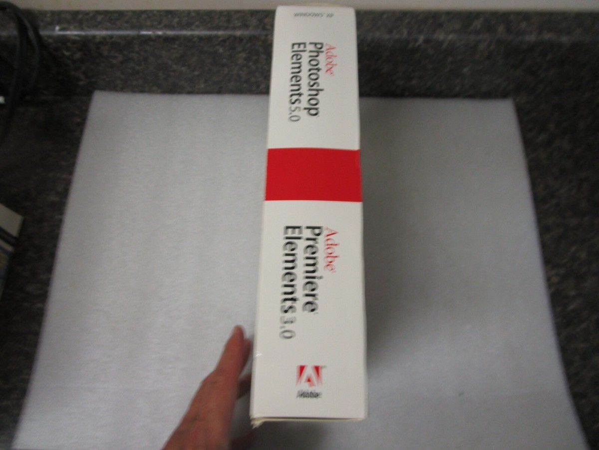 Adobe Photoshop® Elements 5.0 plus Premiere® Elements 3.0 for sale