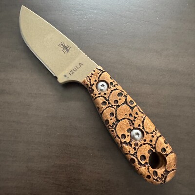 Extended Walnut Handle Scales For ESEE Izula – Ambidextrous, Made In USA (w/Hardware)