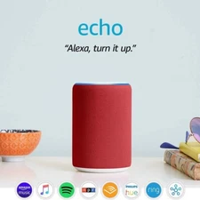 NEW Amazon Echo - Alexa Premium Speaker - RED Limited Edition (RARE color)