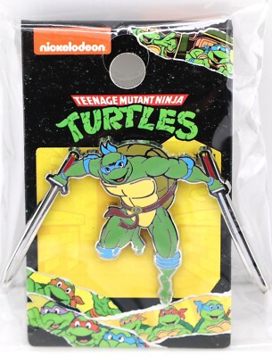 Leonardo Teenage Mutant Ninja Turtles Comic Era Enamel Pin