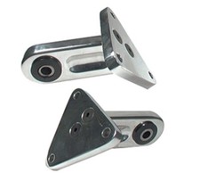 Small Block Chevy Motor Mounts Polished Allstar 38106