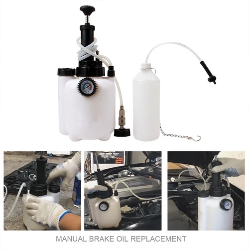 3L + 1L Brake Bleeder Clutch System Manual Pressure Tool Kit with E20 Adapter - Picture 8 of 12