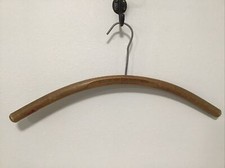 Vintage Wood Bentwood Clothes Hanger Metal THE WARDROBE Great Falls MT Advertise