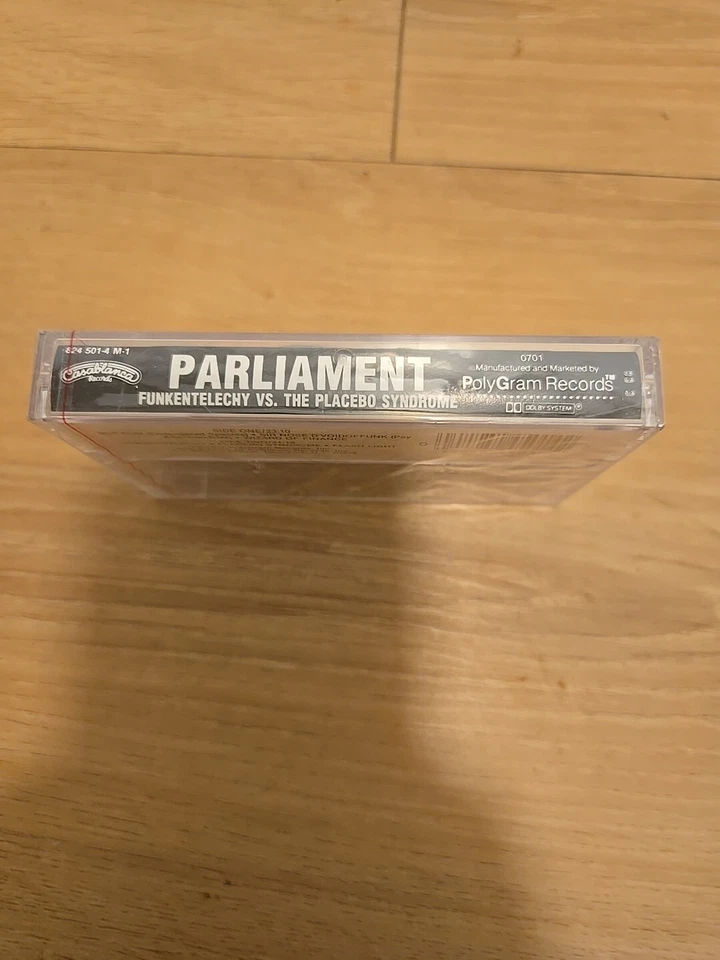 Parliament Funkentelechy Vs. The Placebo Syndrome Cassette Tape 1977 Funk Soul - Image 3 of 4