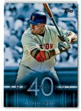David Ortiz Boston Red Sox 2015 Topps Free Agent 40 #F40-6