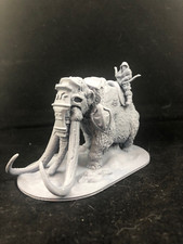 Armored Mammoth Miniature - 28mm D&D Monster ...