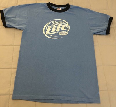 miller lite t shirt mens size medium | eBay