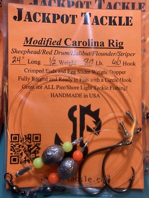 pack Carolina Fishing Leaders Rigs 50-80 LB 24