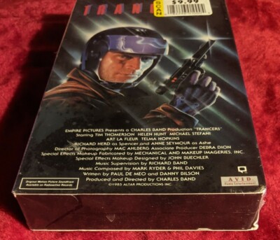 その他 Trancers [VHS] Trancers (1985) (VHS, 1992) Small Tears in Factory Seal (Pics) | eBay