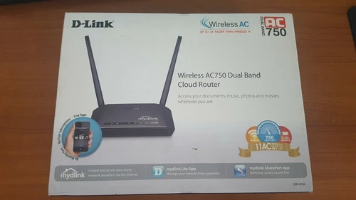 D-Link DIR-816L Dual-Band 750Mbps Wireless-AC750 4-Port Cloud Router