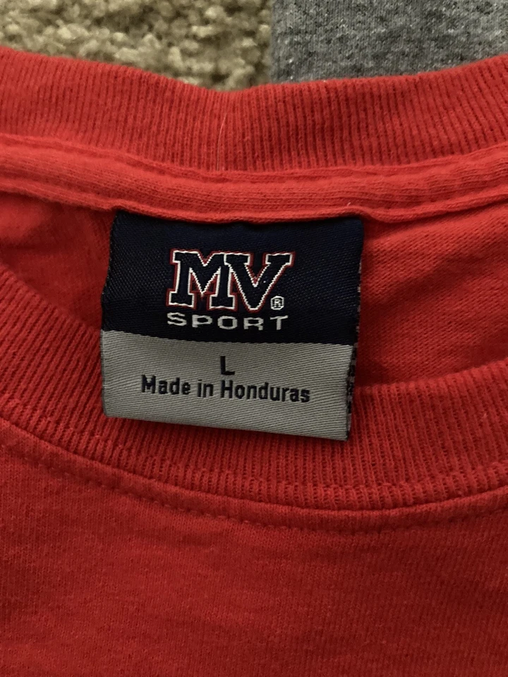 MV Sport Lote De 2 Camisetas Grandes USMC U.S. Marine Corps Gris Y Rojo Foto 2 de 4