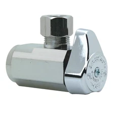 1/2 In. FIP Inlet X 3/8 In. Compression Outlet 1/4-Turn Angle Valve