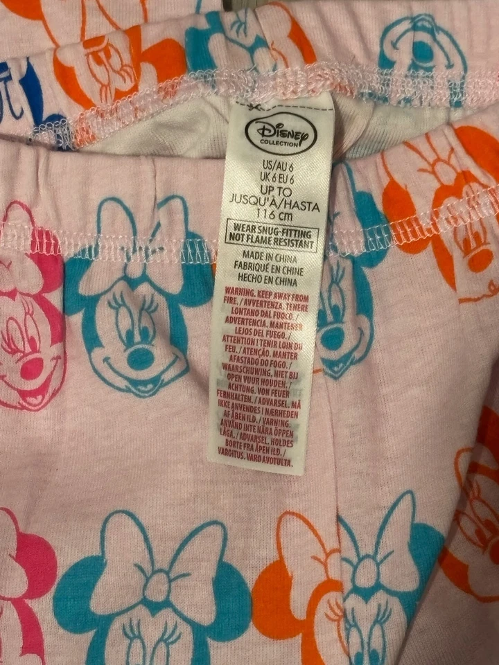 Juego de Pijama Minnie Mouse Colección Disney - Niñas Talla 6 Foto 4 de 4