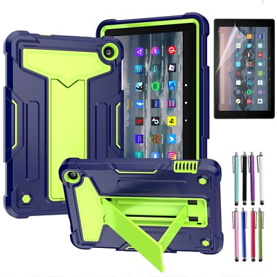 Case For Amazon Fire 10 Tablet 2023 13th Gen with Fire HD 10.1'' Screen Protector