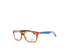Ray Ban 5228 5799 55 Striped Brown Blue Eyeglasses Rayban RB5228