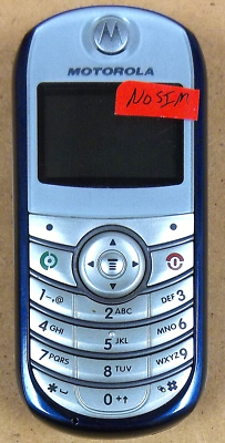 Motorola C series C139 - Blue ( Net10 ) Very Rare Cellular Phone
