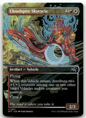 Cloudspire Skycycle (Borderless) #321 MTG Aetherdrift NM X1
