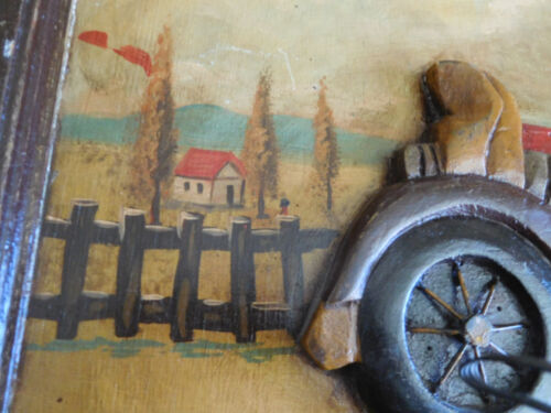 Wall Art Vintage Car Sign Open Tourer Hand Carved 3-D Wood sign ~ 36" x 23" ~ - Picture 2 of 8