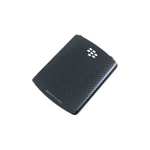 OEM BlackBerry Curve 3G, Curve 8530, 8520 Battery Door / Cover - Black Checker - Afbeelding 1 van 1