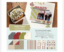 SUP STAMPIN' UP SIMPLY SCRAPPIN KIT - MERRY MOMENTS NIP