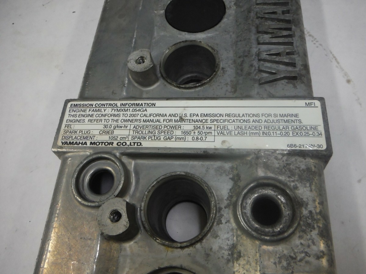 OEM 2007 07 YAMAHA WAVE RUNNER FX HO CRUISER CYLINDER HEAD