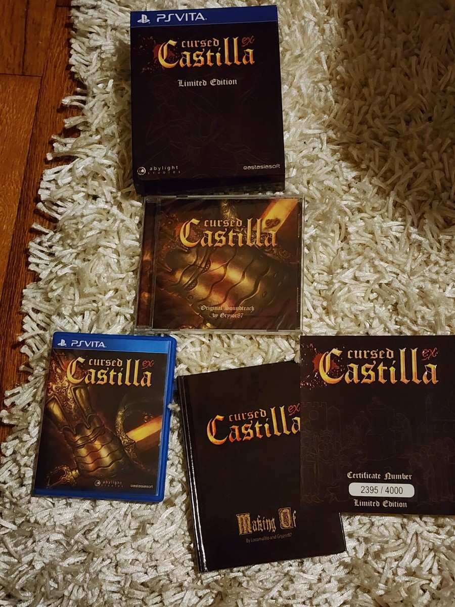 NO GAME Cursed Castilla EX Limited Edition PlayStation PS Vita 