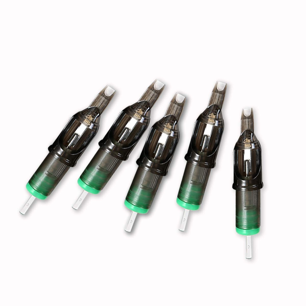 Cartucho de agujas Poseidón para tatuajes 50 piezas tamaño mixto curvo/redondo Magnum 10 Bugpin