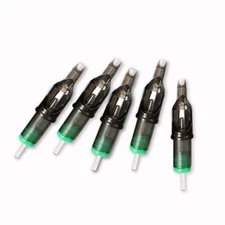 Poseidon Tattoo Cartridge Needles 50Pcs Mixed Size Curved/Round Magnum 10 Bugpin