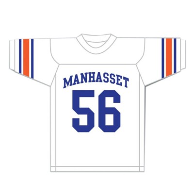 Movie Jim Brown 56 Manhasset High School Lacrosse Jersey White Sewn Any Size