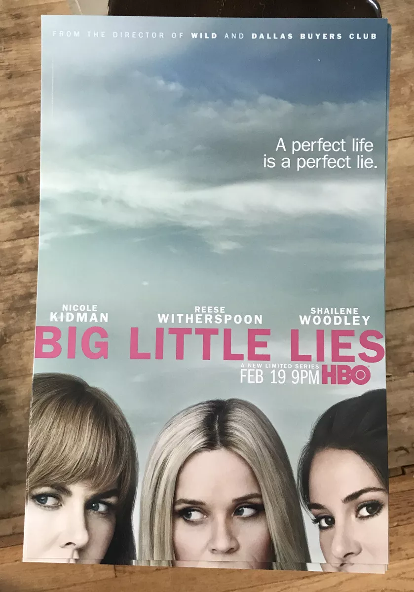 HBO BIG LITTLE LIES 11x17 POSTER SERIES w/ NICOLE KIDMAN & REESE WITHERSPOON