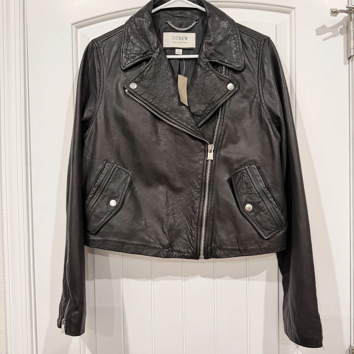 J.CREW Coats, Jackets & Vests Leather Outer Shell for Women for