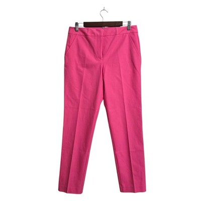 Trina Turk Aubree 2 Ankle Cigarette Pant In Candy Pink NWT Sz 6