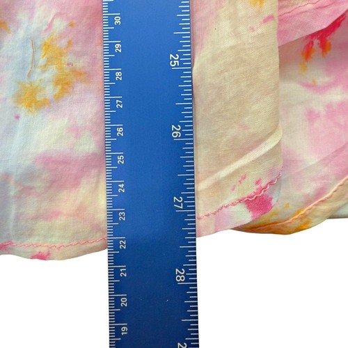 Anthropologie Pilcro MEDIUM The Cate klassisches rosa Batik Button-Down-Hemd - Bild 9 von 9
