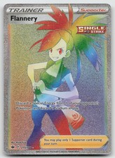 Flannery (Rainbow) Secret Rare Holo SWSH06: Chilling Reign 215/198 NM on eBay