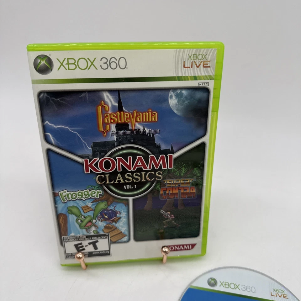 Konami Classics Vol. 1 (Microsoft Xbox 360) No Manual | TESTED - Image 3 of 4