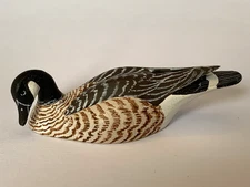 Dollhouse Miniature Frank Balestrieri Canada Goose Displaying Signed