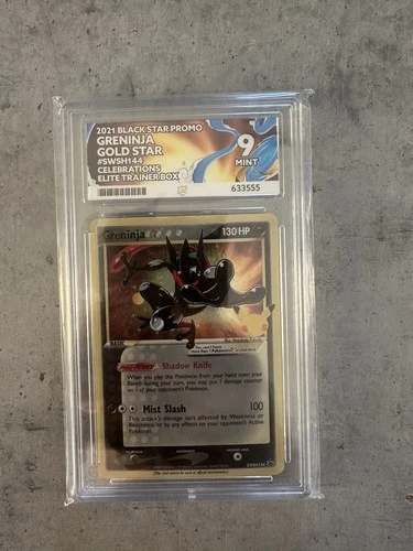 Pokémon TCG - Greninja Gold Star SWSH144 Celebrations - Ace 9 Mint