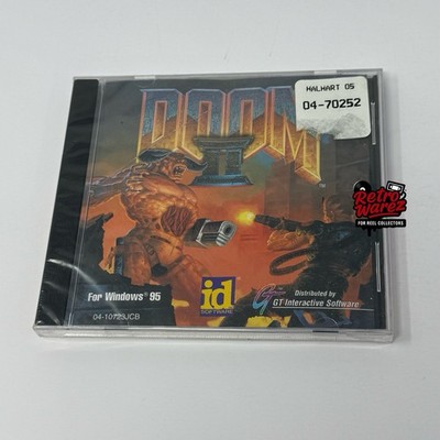 Doom 2 PC CD-ROM SEALED 1995 ID Software FPS VTG Video Game NEW