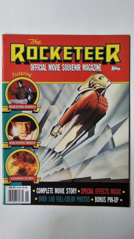 THE ROCKETEER Official Movie Souvenir Magazine (1991) Newsstand 