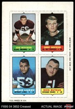 1969 Topps 4-in-1 Football Gene Hickerson 3 - VG