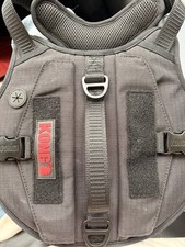 KONG Tactical Dog Harness Vest Ultra Durable Metal Fasteners Sz Med