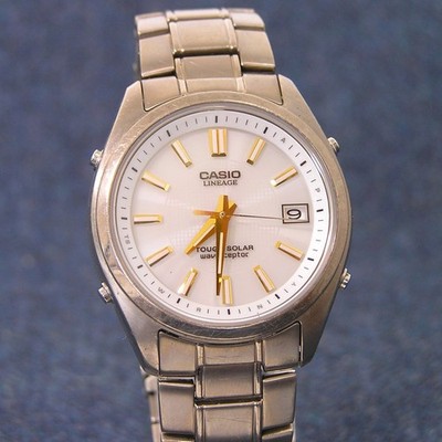 Retro Casio Lineage Uhr LIW-130T Titan Solar Funk Wave Ceptor Ana-Digi