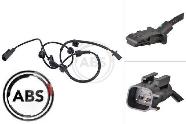 A.B.S. 31631 Sensor FüR Raddrehzahl ABS Sensor Raddrehzahl FüR Mitsubishi-image