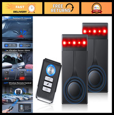 108db Wireless Car Alarm System Anti-theft Vibration Sensor Magnetic Install F