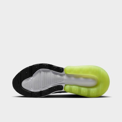 943345-704] GRADE SCHOOL NIKE AIR MAX 270 'LIGHT LEMON TWIST BLACK