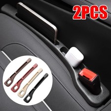 2PCS Universal Car Seat Gaps Filler Side Seam Plug Strip Seat Gap Phone Holder