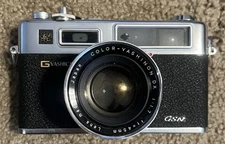 Yashica Electro 35 GSN Vintage Camera with 1:1.7 and 45mm Lenses Untested