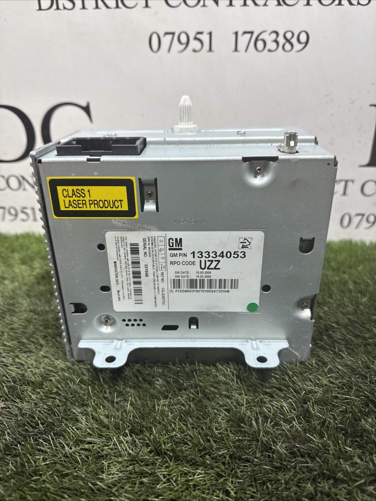 RADIO CD PLAYER HEAD UNIT STEREO - 13334053 - VAUXHALL OPEL ASTRA J MK6 09-15